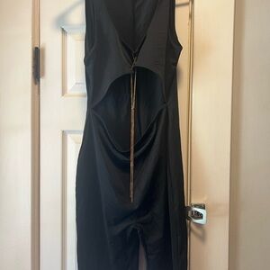 Elegant Black Sleeveless Romper